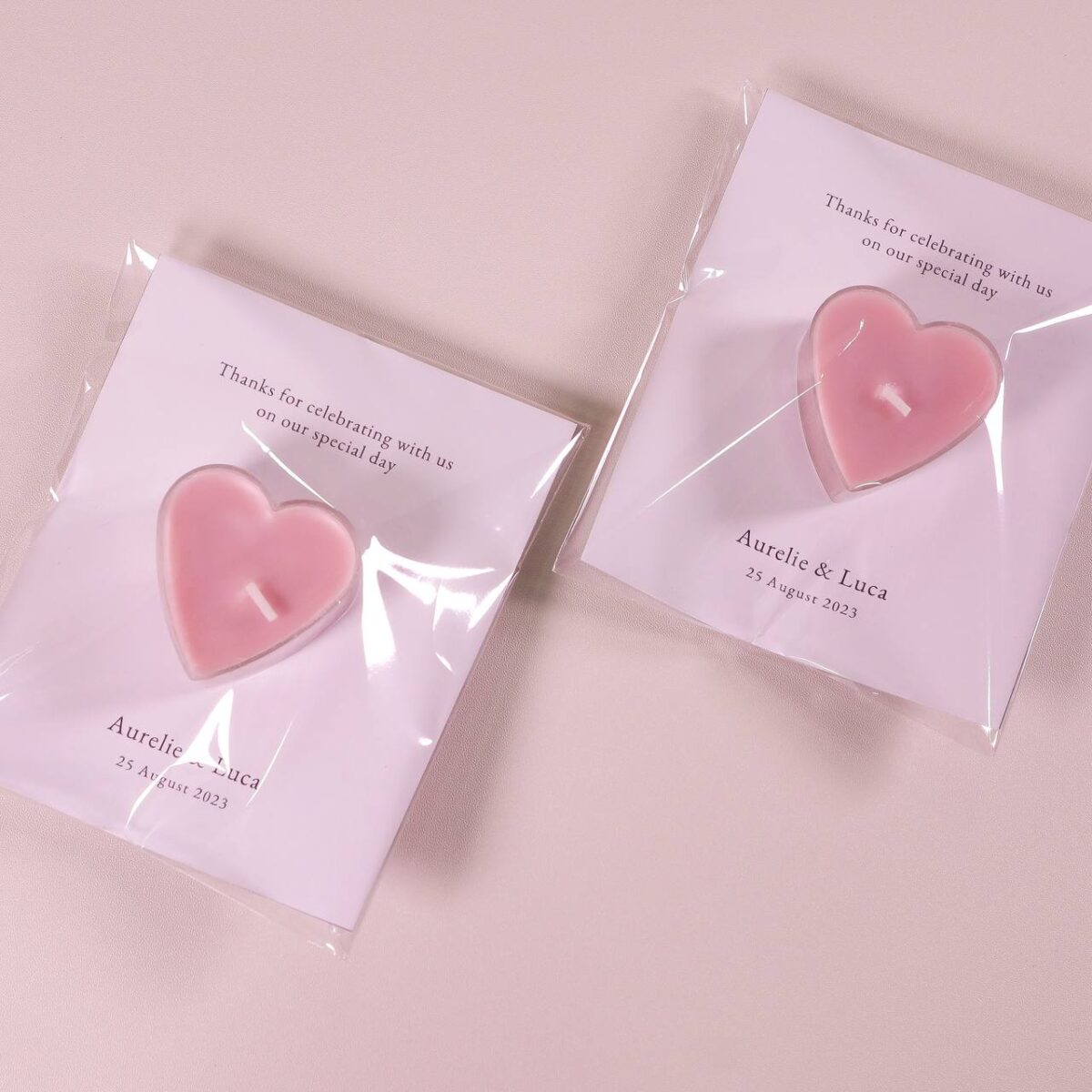 Essential Oil Scented Heart Candle
